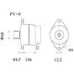 generátor MAHLE ORIGINAL MG 814