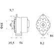 generátor MAHLE ORIGINAL MG 85