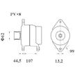 generátor MAHLE ORIGINAL MG 898