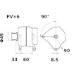 generátor MAHLE ORIGINAL MG 90