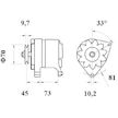 generátor MAHLE ORIGINAL MG 98