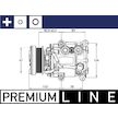 Kompresor, klimatizace MAHLE ORIGINAL ACP 22 000P