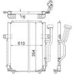 Kondenzátor, klimatizace MAHLE ORIGINAL AC 192 000P
