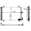 Kondenzátor, klimatizace MAHLE ORIGINAL AC 323 000P