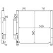 Kondenzátor, klimatizace MAHLE ORIGINAL AC 353 000P