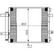 Kondenzátor, klimatizace MAHLE ORIGINAL AC 362 000S