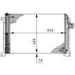 Kondenzátor, klimatizace MAHLE ORIGINAL AC 670 000P