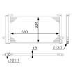 Kondenzátor, klimatizace MAHLE ORIGINAL AC 74 000S