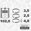 Sada pístních kroužků ET ENGINETEAM R1004700VR1