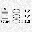 Sada pístních kroužků ET ENGINETEAM R1009950