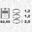 Sada pístních kroužků ET ENGINETEAM R1010500