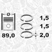 Sada pístních kroužků ET ENGINETEAM R1013200