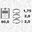 Sada pístních kroužků ET ENGINETEAM R1013650