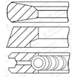 Sada pístních kroužků GOETZE ENGINE 08-136000-00