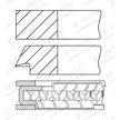 Sada pístních kroužků GOETZE ENGINE 08-141307-30