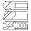 Sada pístních kroužků GOETZE ENGINE 08-146400-00