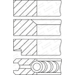 Sada pístních kroužků GOETZE ENGINE 08-166400-00