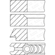 Sada pístních kroužků GOETZE ENGINE 08-167611-10