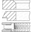 Sada pístních kroužků GOETZE ENGINE 08-424507-00