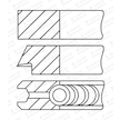 Sada pístních kroužků GOETZE ENGINE 08-432200-10