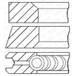 Sada pístních kroužků GOETZE ENGINE 08-432407-00