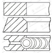 Sada pístních kroužků GOETZE ENGINE 08-433400-00