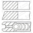 Sada pístních kroužků GOETZE ENGINE 08-435700-00