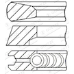 Sada pístních kroužků GOETZE ENGINE 08-445200-30