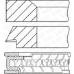 Sada pístních kroužků GOETZE ENGINE 08-446000-00