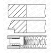 Sada pístních kroužků GOETZE ENGINE 08-448807-00
