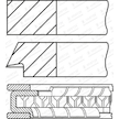 Sada pístních kroužků GOETZE ENGINE 08-449205-00