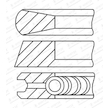 Sada pístních kroužků GOETZE ENGINE 08-449807-00