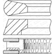 Sada pístních kroužků GOETZE ENGINE 08-451200-00