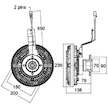 Spojka, větrák chladiče MAHLE ORIGINAL CFC 137 000P