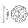 Spojka, větrák chladiče MAHLE ORIGINAL CFC 208 000P
