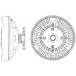 Spojka, větrák chladiče MAHLE ORIGINAL CFC 228 000P