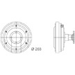 Spojka, větrák chladiče MAHLE ORIGINAL CFC 36 000P