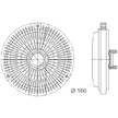 Spojka, větrák chladiče MAHLE ORIGINAL CFC 76 000P