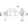 Startér MAHLE ORIGINAL MS 104