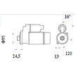 Startér MAHLE ORIGINAL MS 1155