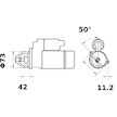 Startér MAHLE ORIGINAL MS 172