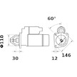 Startér MAHLE ORIGINAL MS 195