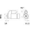 Startér MAHLE ORIGINAL MS 215