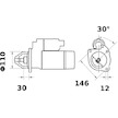 Startér MAHLE ORIGINAL MS 278