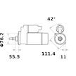 Startér MAHLE ORIGINAL MS 305