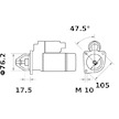 Startér MAHLE ORIGINAL MS 378