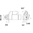 Startér MAHLE ORIGINAL MS 389