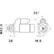 Startér MAHLE ORIGINAL MS 666
