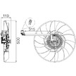 Větrák, chlazení motoru MAHLE ORIGINAL CFF 469 000P