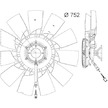 Větrák, chlazení motoru MAHLE ORIGINAL CFF 482 000P